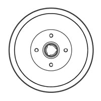 NF PARTS Тормозной барабан 254719NF